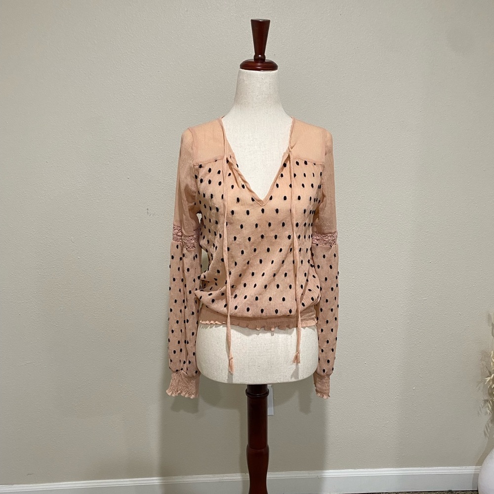 Free People Blush Blouse